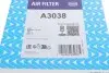 A3038 Фільтр повітряний PURFLUX A3038 PURFLUX підбір по vin на Brocar
