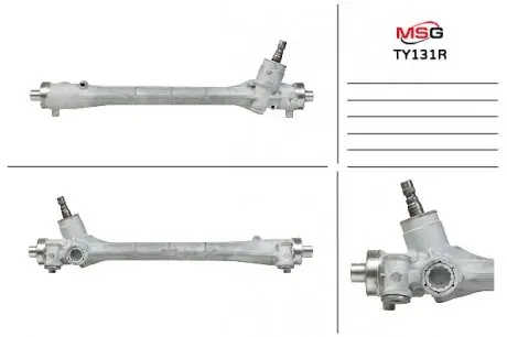 TY131R Рульова рейка без ГПК відновлена TOYOTA PRIUS (ZVW3_) 09- MSG підбір по vin на Brocar