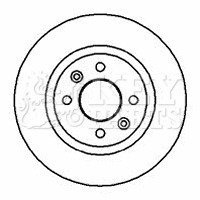 KBD4317 Гальмiвнi диски KEY PARTS подбор по vin на Brocar