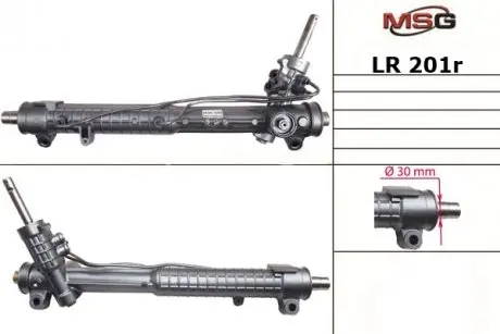 LR201R Рульова рейка з ГПК відновлена LAND ROVER DISCOVERY III (TAA) 04-09,DISCOVERY IV (LA) 09- MSG підбір по vin на Brocar