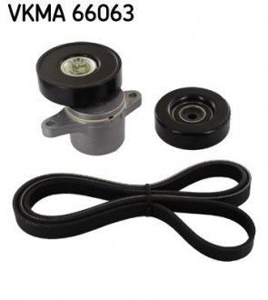 VKMA66063 Комплект (ремінь+ролики) SKF підбір по vin на Brocar