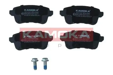 JQ101027 Комплект гальмівних накладок, дискове гальмо KAMOKA подбор по vin на Brocar