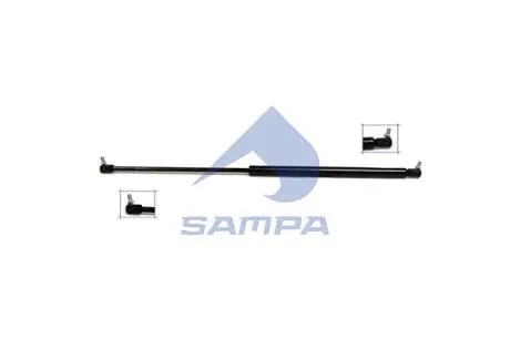 100122 Газовий амортизатор SAMPA подбор по vin на Brocar