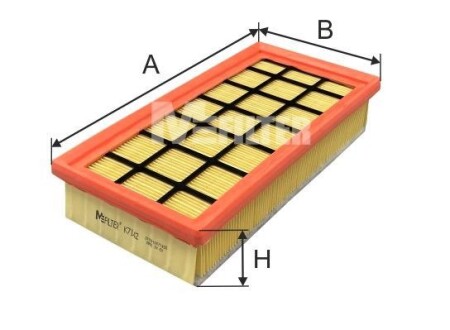 K7142 Фільтр повітряний M-FILTER підбір по vin на Brocar