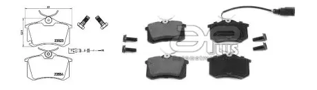 71211EAP Колодки гальмівні задні Audi A6 (97-04), VW Jetta (84-91), Renault Scenic 03-> APLUS підбір по vin на Brocar