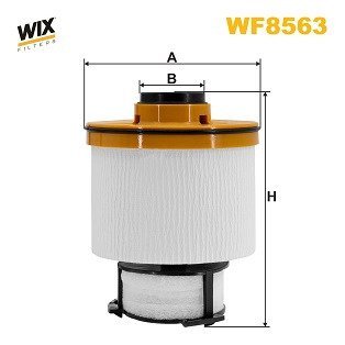 WF8563 Фільтр паливний WIX FILTERS підбір по vin на Brocar