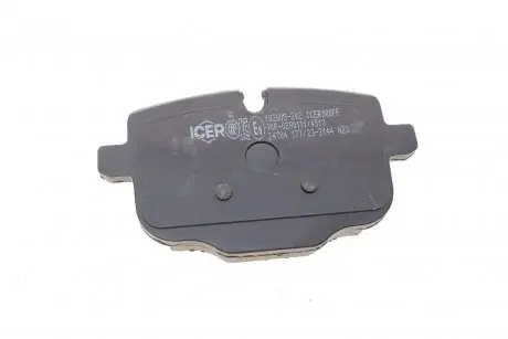 182005202 Комплект гальмівних колодок (дискових) ICER 182005-202 ICER підбір по vin на Brocar