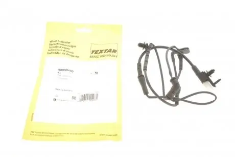 98058400 Датчик зносу гальмівних колодок TEXTAR 98058400 TEXTAR підбір по vin на Brocar