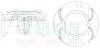 Поршни +0.50mm (к-кт на мотор) Chevrolet CRUZE, Orlando/Opel Astra, Insignia A18XER/Z18XER 30120050