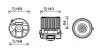 PE8369 Вентилятор обігрівача салону Citroen C1 Peugeot 107 Toyota Aygo 05>11 AC+ (PE8369) AVA AVA COOLING підбір по vin на Brocar