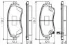 0986495132 Колодки гальмівні дискові, комплект BOSCH підбір по vin на Brocar