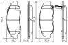 0986495153 Колодки гальмівні дискові, комплект BOSCH підбір по vin на Brocar