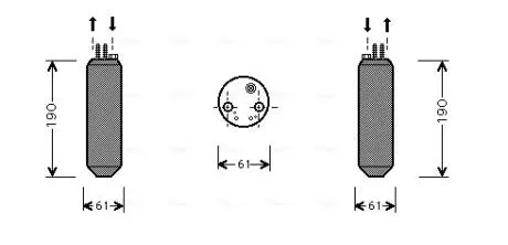 HYD080 Осушитель, кондиционер AVA COOLING подбор по vin на Brocar