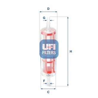 3101500 Топливный фильтр UFI подбор по vin на Brocar