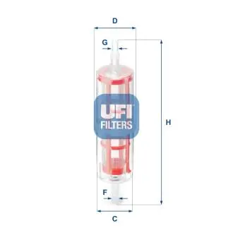3101500 Паливний фільтр UFI підбір по vin на Brocar