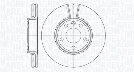 361302040164 Тормозной диск MAGNETI MARELLI підбір по vin на Brocar