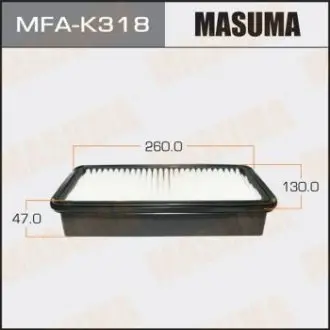 MFAK318 Воздушный фильтр A-023 MASUMA LHD KIA RIO/ V1500 05- MASUMA подбор по vin на Brocar