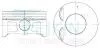 Поршни ремонт +1.00mm (к-кт на мотор) 4B11 Mitsubishi Outlander, ASX, Lancer, Galant 43692100