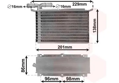 58014703 Інтеркулер AUDI A3/GOLV VI 1.2 TSi (вир-во Van Wezel) VAN WEZEL подбор по vin на Brocar