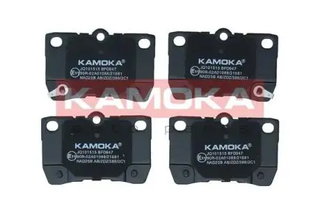 JQ101515 Комплект гальмівних накладок, дискове гальмо KAMOKA підбір по vin на Brocar