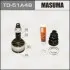 TO51A48 ШРУС 23x56x26х48 PEUGEOT 2008 1.6 HDi (13-18), PEUGEOT 208 (12-17), CITROEN DS3 MASUMA підбір по vin на Brocar