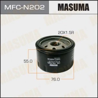 MFCN202 Фильтр масляный C0001 (MFCN202) MASUMA MASUMA підбір по vin на Brocar