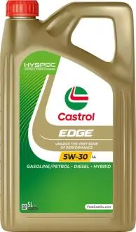 15F7E7 Масло EDGE 5W30 LL (5L) CASTROL подбор по vin на Brocar