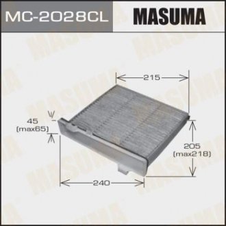 MC2028CL Фильтр салона угольный MITSUBISHI PAJERO 2000-2006 (MC2028CL) MASUMA MASUMA підбір по vin на Brocar