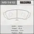 MS1412 Колодка тормозная задн TOYOTA LAND_CRUISER 200 (MS1412) MASUMA MASUMA підбір по vin на Brocar
