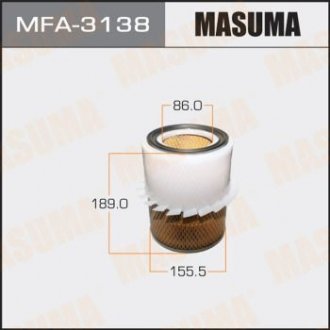 MFA3138 Фильтр воздушный MITSUBISHI L 200 1996—2008 (MFA3138) MASUMA MASUMA подбор по vin на Brocar