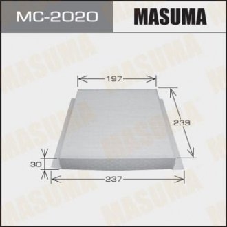 MC2020 Фильтр салона HONDA CIVIC IX (12-17) (MC2020) MASUMA MASUMA підбір по vin на Brocar