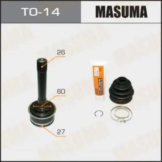 TO14 ШРУС 27x60x26 TOYOTA HIACE IV (95-11) MASUMA подбор по vin на Brocar