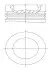 028PI00155001 Поршень MAHLE / KNECHT підбір по vin на Brocar
