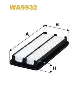 WA9932 Фільтр повітряний WIX FILTERS підбір по vin на Brocar