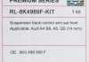 RL8K4989FKIT К-кт важелів підвески перед. Audi A4 B8/A5/A6 C7/Q5 (з тонким пальцем, конус 14мм) RAISO підбір по vin на Brocar