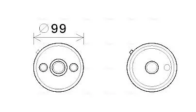 VN3358 Радиатор масляный АКПП AQ250 VW Passat B7 B8 AVA COOLING подбор по vin на Brocar