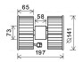 BW8483 Компресор салону AVA COOLING підбір по vin на Brocar