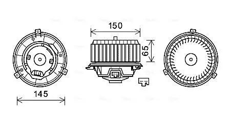OL8674 Компресор салону AVA COOLING підбір по vin на Brocar
