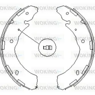 Z423600 Колодки тормозные WOKING подбор по vin на Brocar