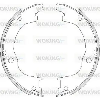 Z474900 Колодки тормозные WOKING підбір по vin на Brocar