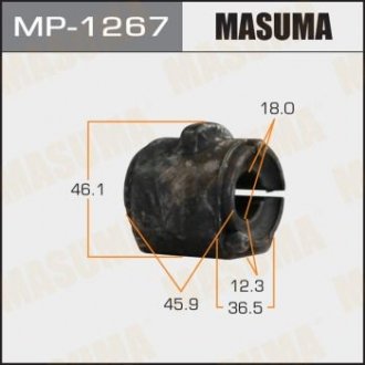 MP1267 Втулка стойки стабилизатора передн FORD FIESTA, FUSION 02- MAZDA CX-5 (MP1267) M MASUMA підбір по vin на Brocar