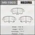 MS1923 Колодки тормозные передн TOYOTA YARIS, TOYOTA COROLLA (06-14) (MS1923) MASUMA MASUMA підбір по vin на Brocar