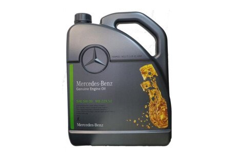 000989330913 Моторное масло 5W30 MB 229.52 (5L) MERCEDES подбор по vin на Brocar