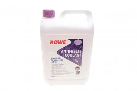 21048005099 Рідина охолоджуюча HIGHTEC ANTIFREEZE AN-SF 12+ READY-MIX -25°C (5 L) ROWE 21048-0050-99 ROWE подбор по vin на Brocar