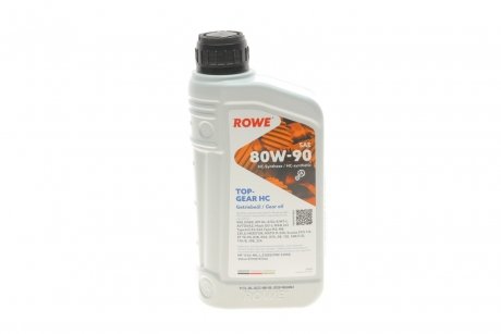 25000001099 Олива трансмісійна HIGHTEC TOPGEAR SAE 80W-90 HC (1 L) ROWE 25000-0010-99 ROWE підбір по vin на Brocar