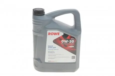 20112005099 Олива моторна HIGHTEC MULTI SYNT DPF SAE 0W-30 (5 L) ROWE 20112-0050-99 ROWE підбір по vin на Brocar