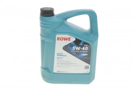 20138005099 Олива моторна HIGHTEC MULTI FORMULA SAE 5W-40 (5 L) ROWE 20138-0050-99 ROWE подбор по vin на Brocar