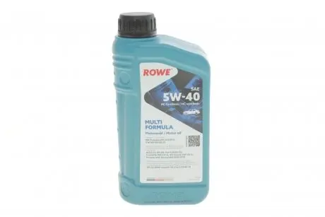 20138001099 Олива моторна HIGHTEC MULTI FORMULA SAE 5W-40 (1 L) ROWE 20138-0010-99 ROWE подбор по vin на Brocar