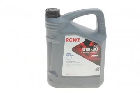 20150005099 Олива моторна HIGHTEC SYNT RSF 950 SAE 0W-30 (5 L) ROWE 20150-0050-99 ROWE підбір по vin на Brocar