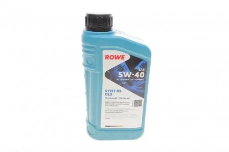20307001099 Олива моторна HIGHTEC SYNT RS DLS SAE 5W-40 (1 L) ROWE 20307-0010-99 ROWE подбор по vin на Brocar